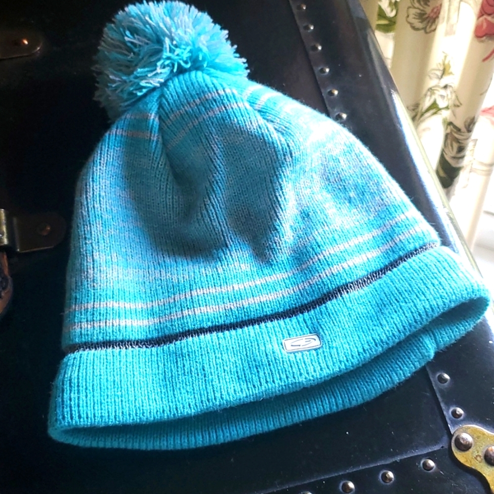C9 by Champion Blue/Silver Winter Hat with Pom top. One Size Fits All.
